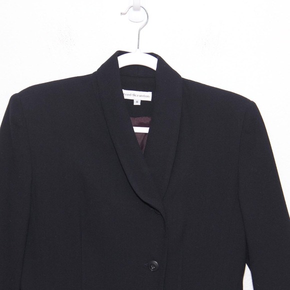 Vintage Reed Scranton Business Wool coat dress Size 8 - Picture 3 of 8